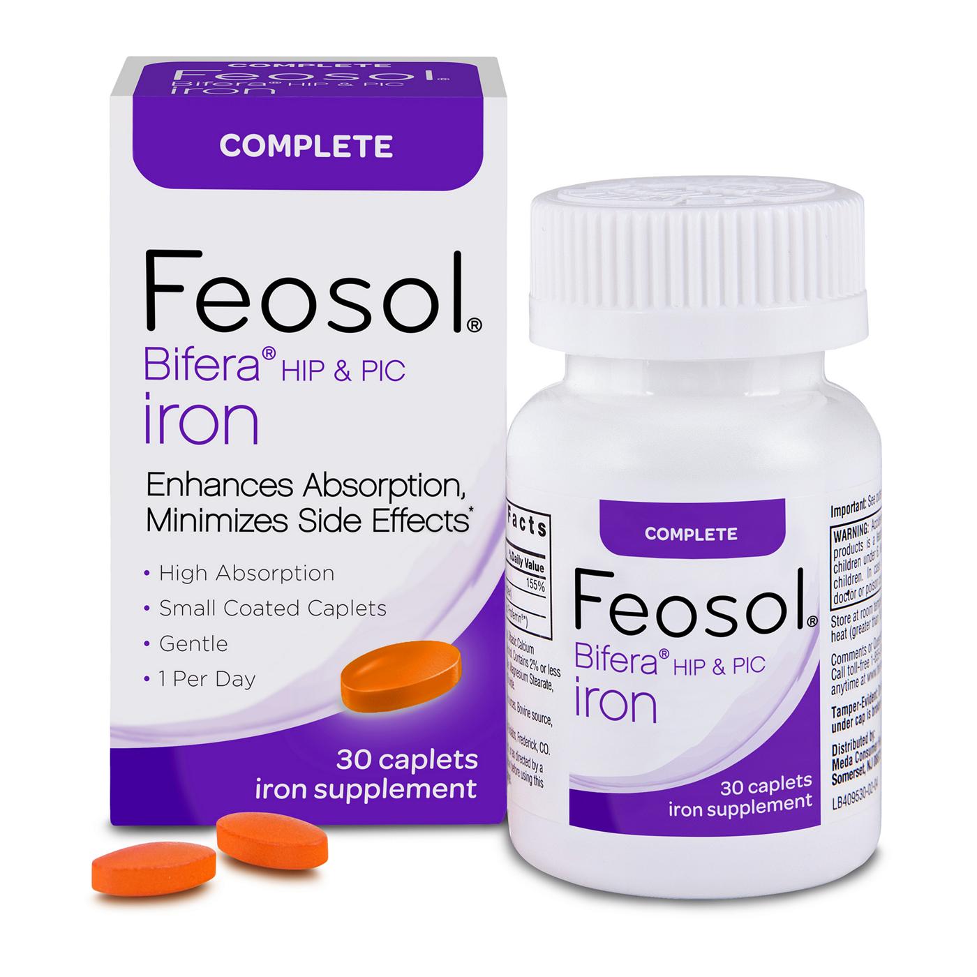 Feosol Complete Bifera Iron Caplets; image 6 of 8