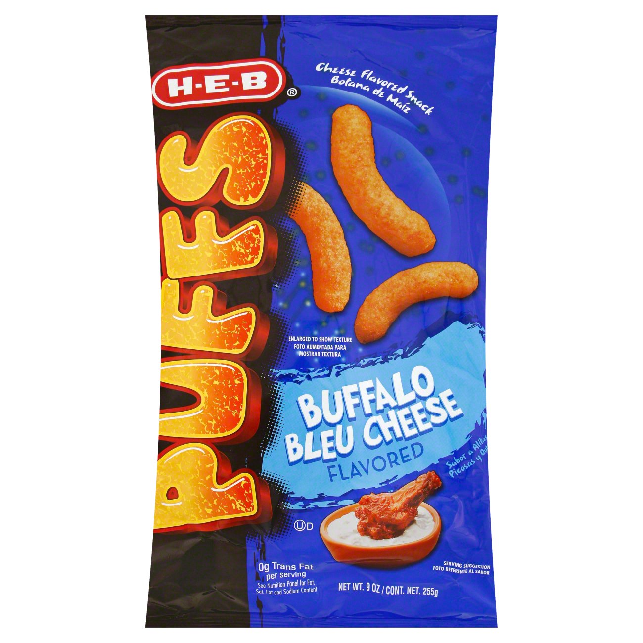 HEB Buffalo Bleu Cheese Flavored Puffs Shop Chips at HEB