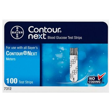 Contour Next Blood Glucose Test Strips, 100 ct