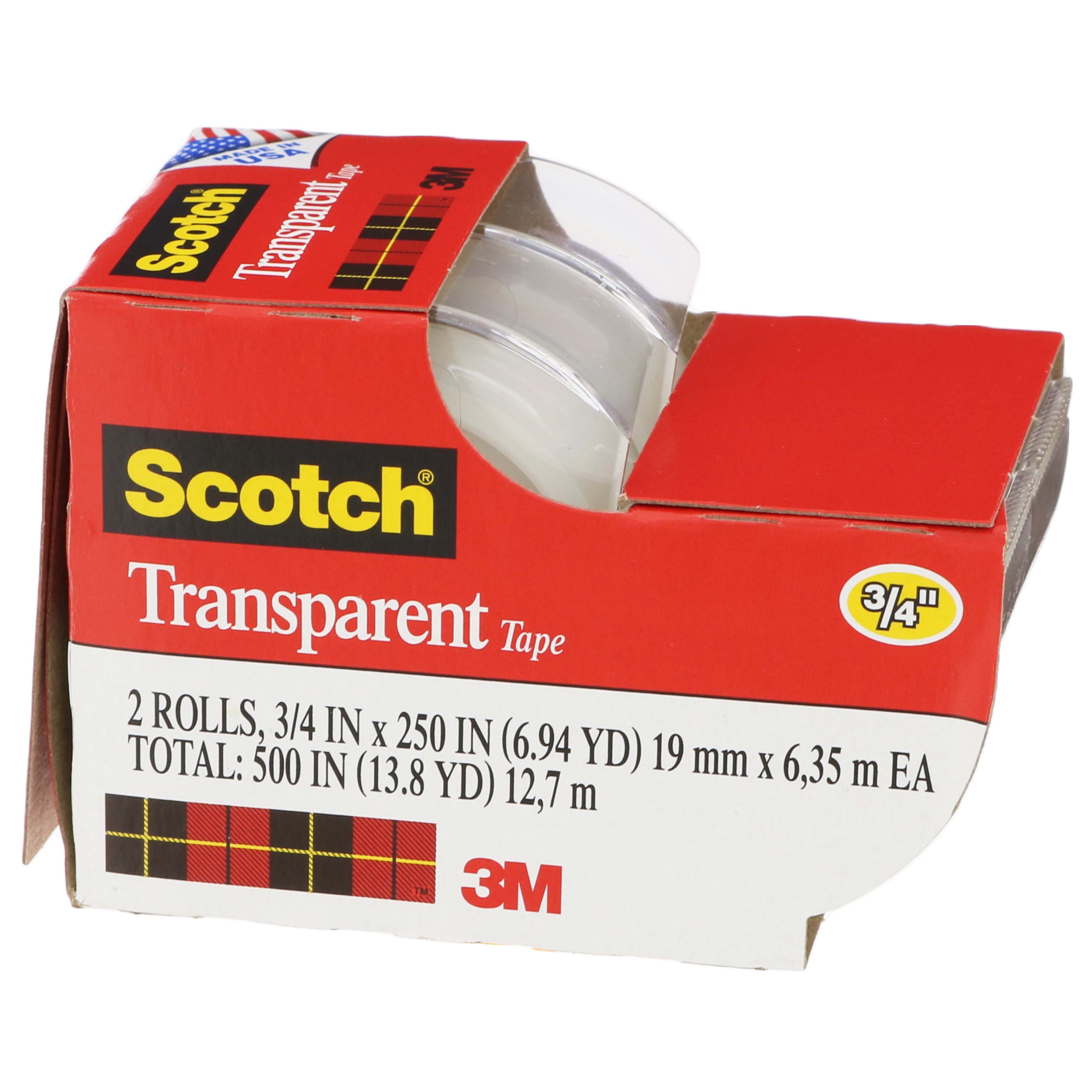 Scotch Transparent Tape 2 Rolls - Shop Tape at H-E-B