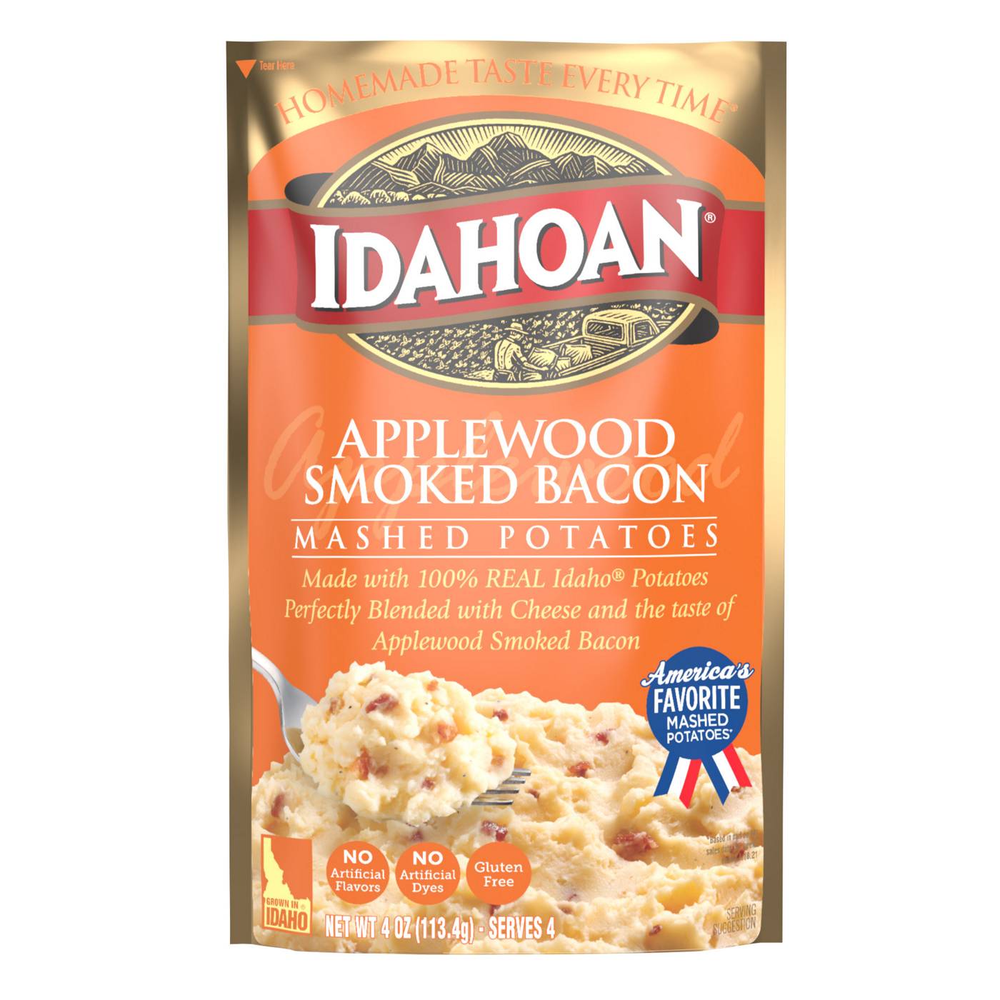 Idahoan Applewood Smoked Bacon Mashed Potatoes; image 1 of 4