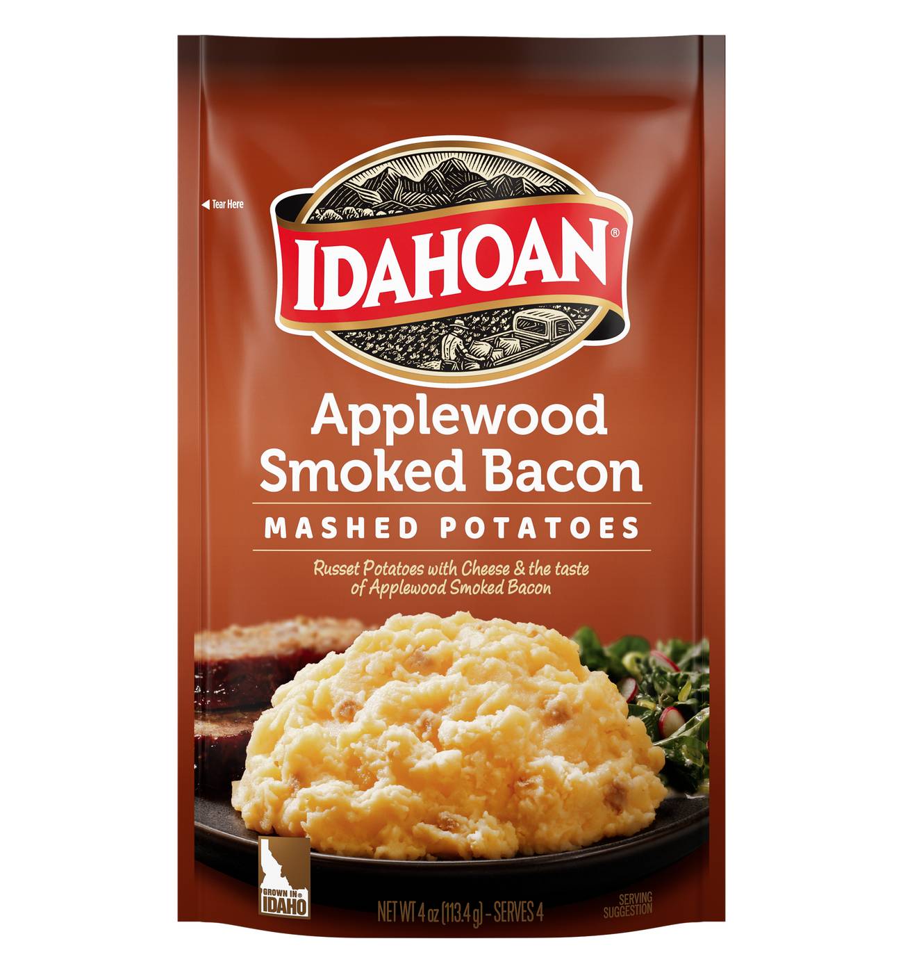 Idahoan Applewood Smoked Bacon Mashed Potatoes; image 1 of 4