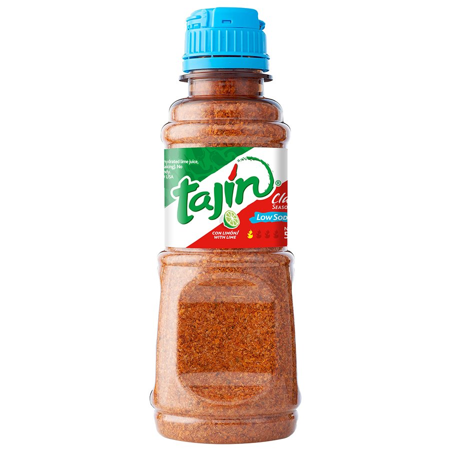 Tajin Clásico Low Sodium Seasoning 9 oz Flavored Fruit Salt – Seasoning  Warehouse