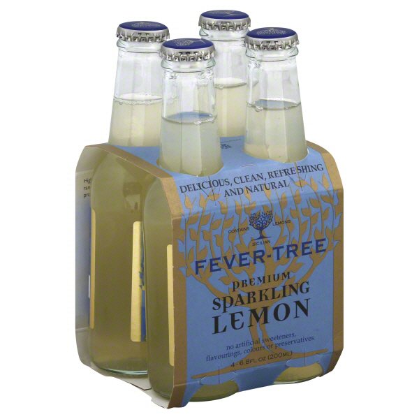 Fever Tree Premium Sparkling Lemon Shop Cocktail mixers at HEB