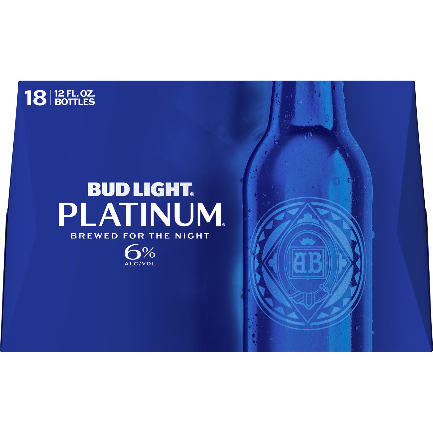 Bud Light Platinum Beer 12 oz Bottles; image 2 of 2