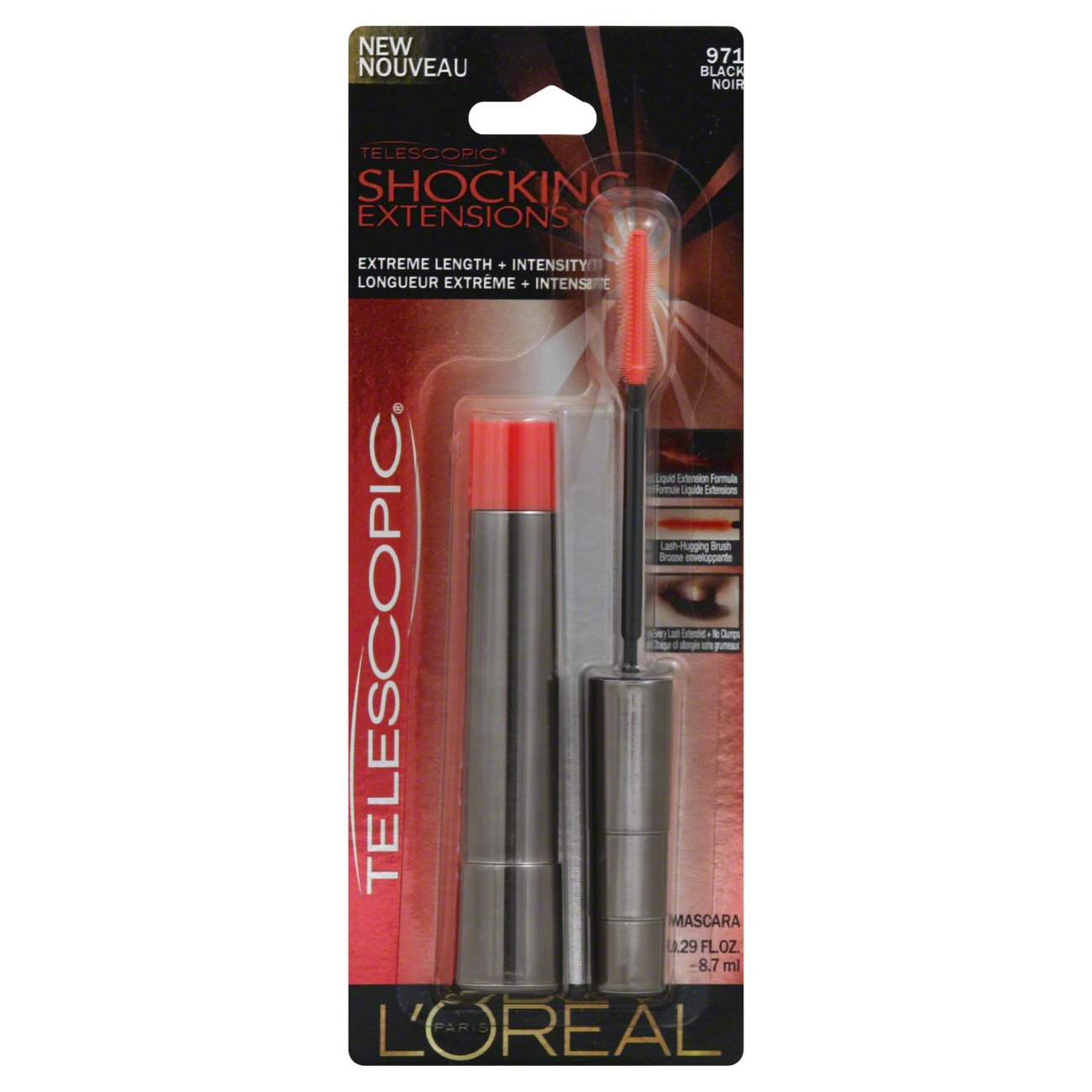 L'Oréal Paris Telescopic Instant Lift Waterproof Mascara - Black - Shop  Mascara at H-E-B