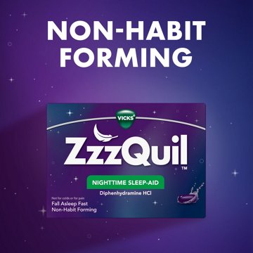 Vicks ZzzQuil Liquicap Nighttime Sleep Aid, 24 ct