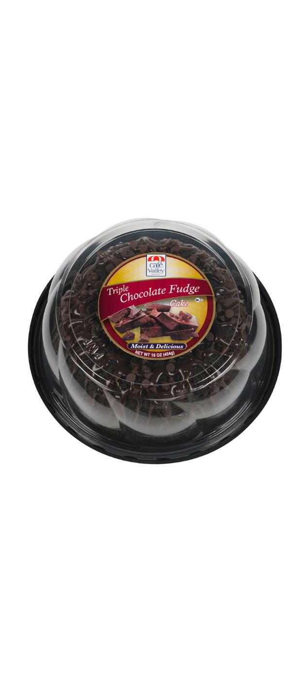 Cafe Valley Bakery Triple Chocolate Bundt Cake; image 1 of 2
