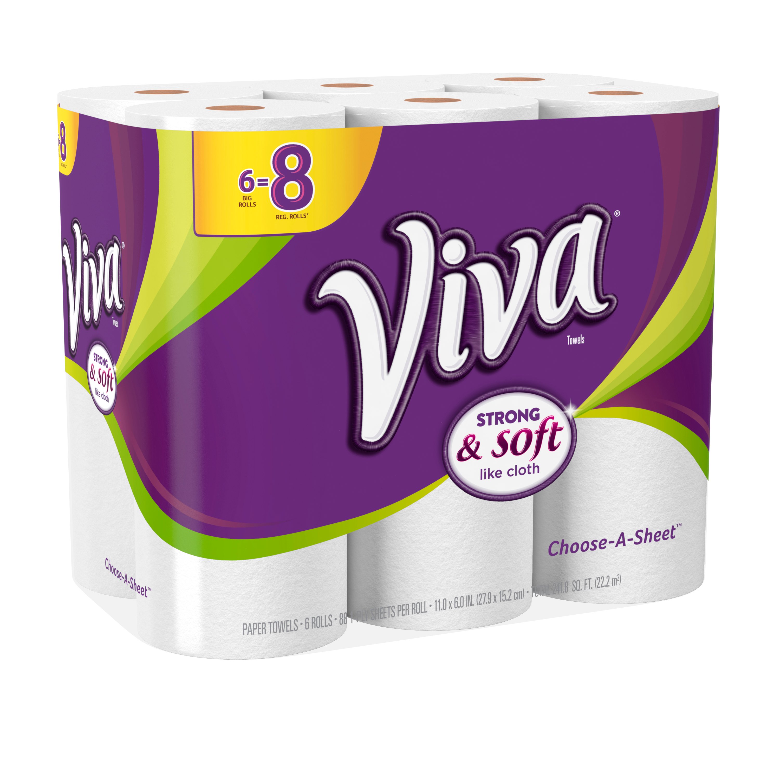 viva paper towels select a size