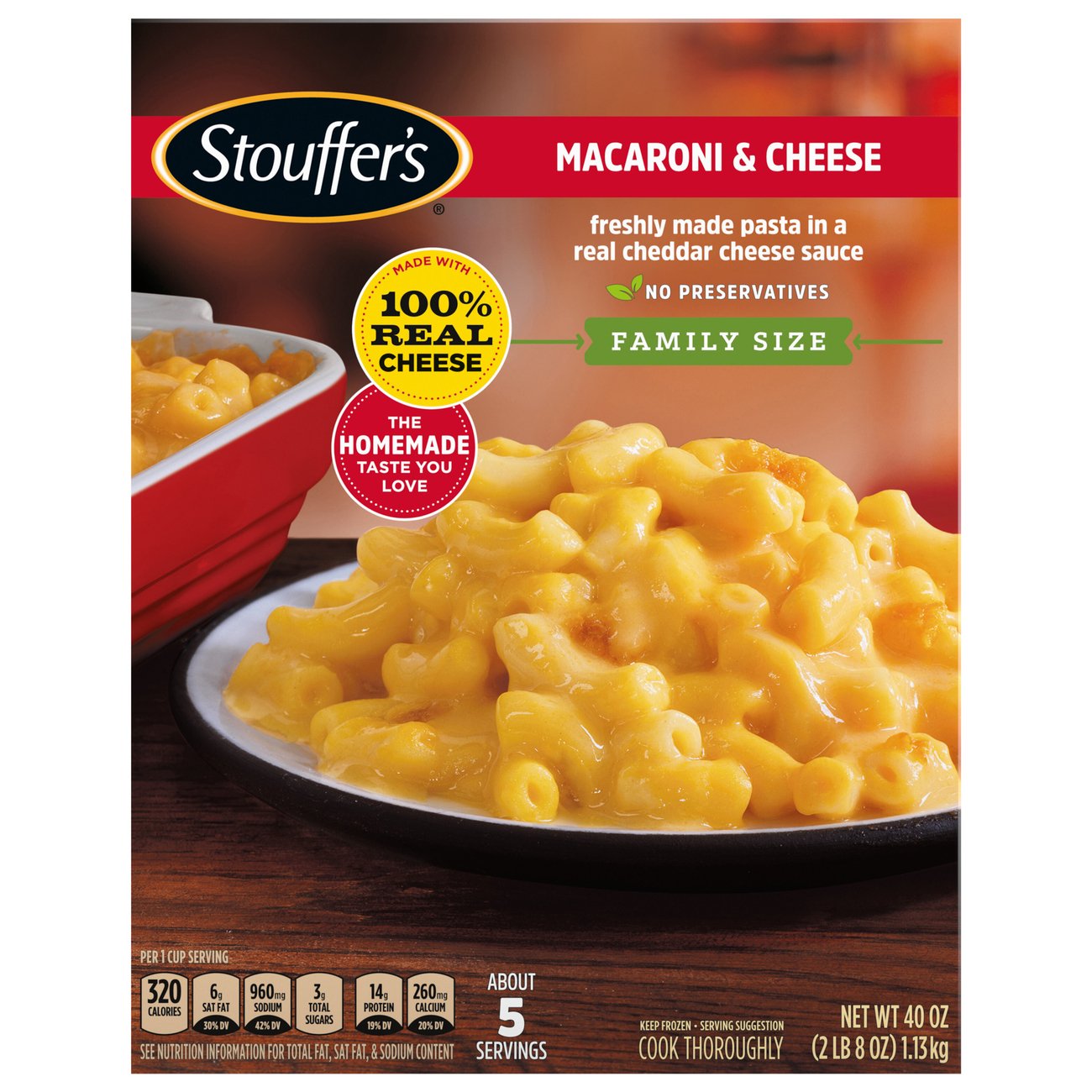 Stouffers Macaroni and Cheese Family Size - Shop Entrees & Sides at H-E-B