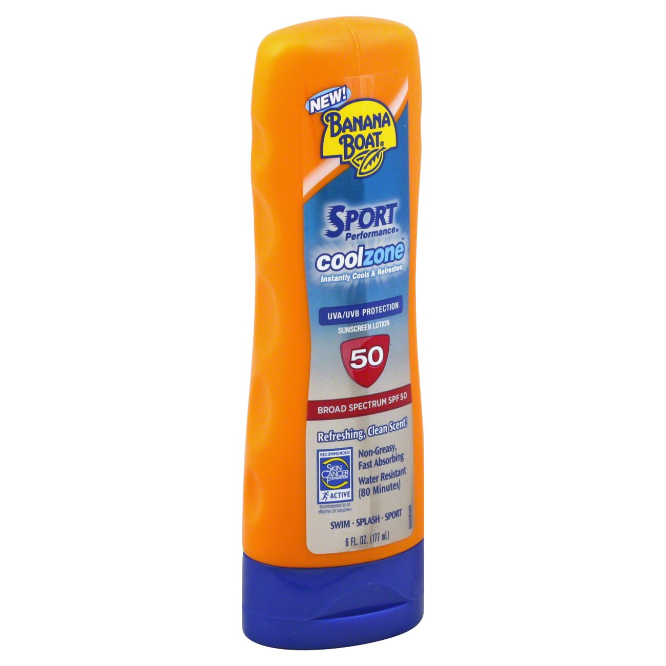 Banana Boat Sport Performance Cool Zone Broad Spectrum Sunscreen Lotion
