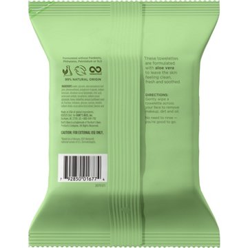 Burt's Bees Soothing Facial Towelettes - Fragrance Free, 30 ct