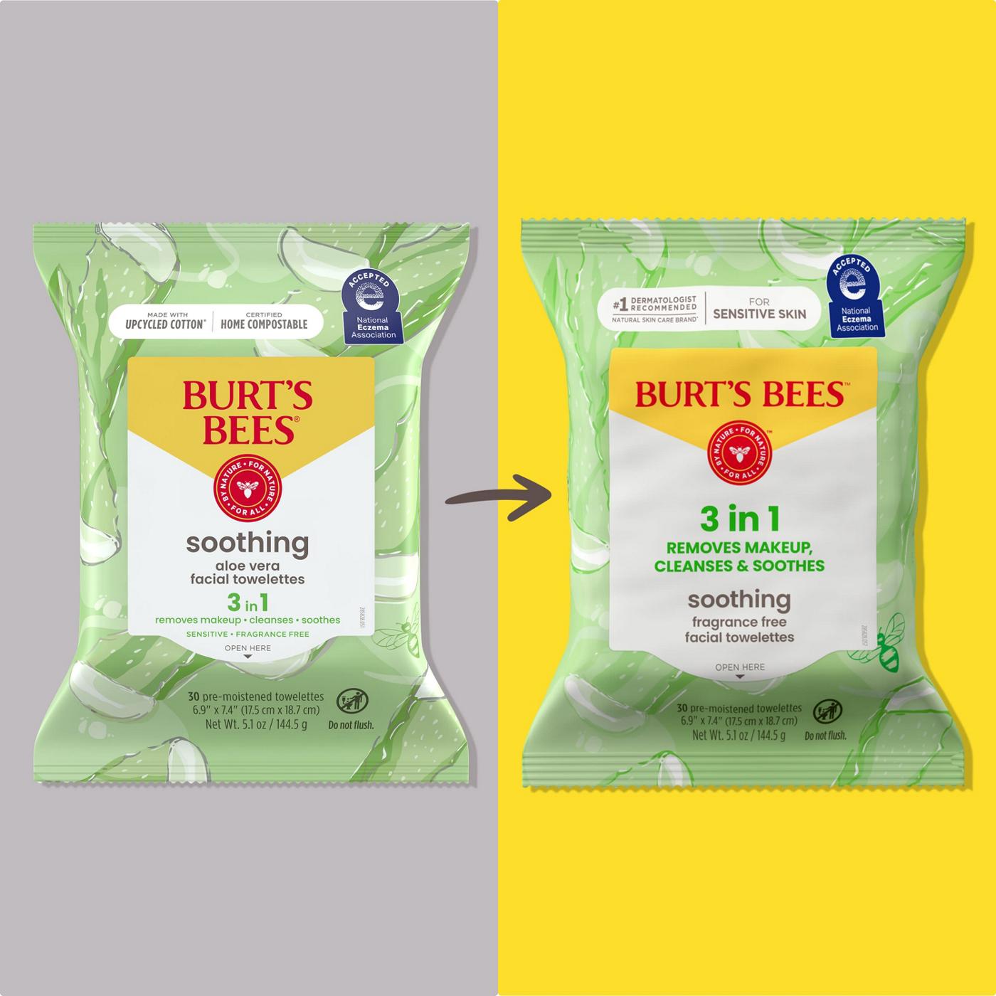 Burt's Bees Soothing Facial Towelettes - Fragrance Free; image 6 of 13