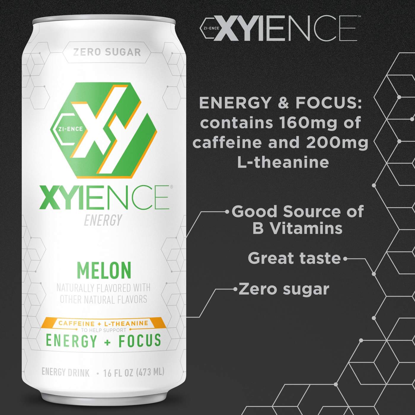 XYIENCE Zero Sugar Energy Drink - Melon - Shop Sports & energy drinks ...