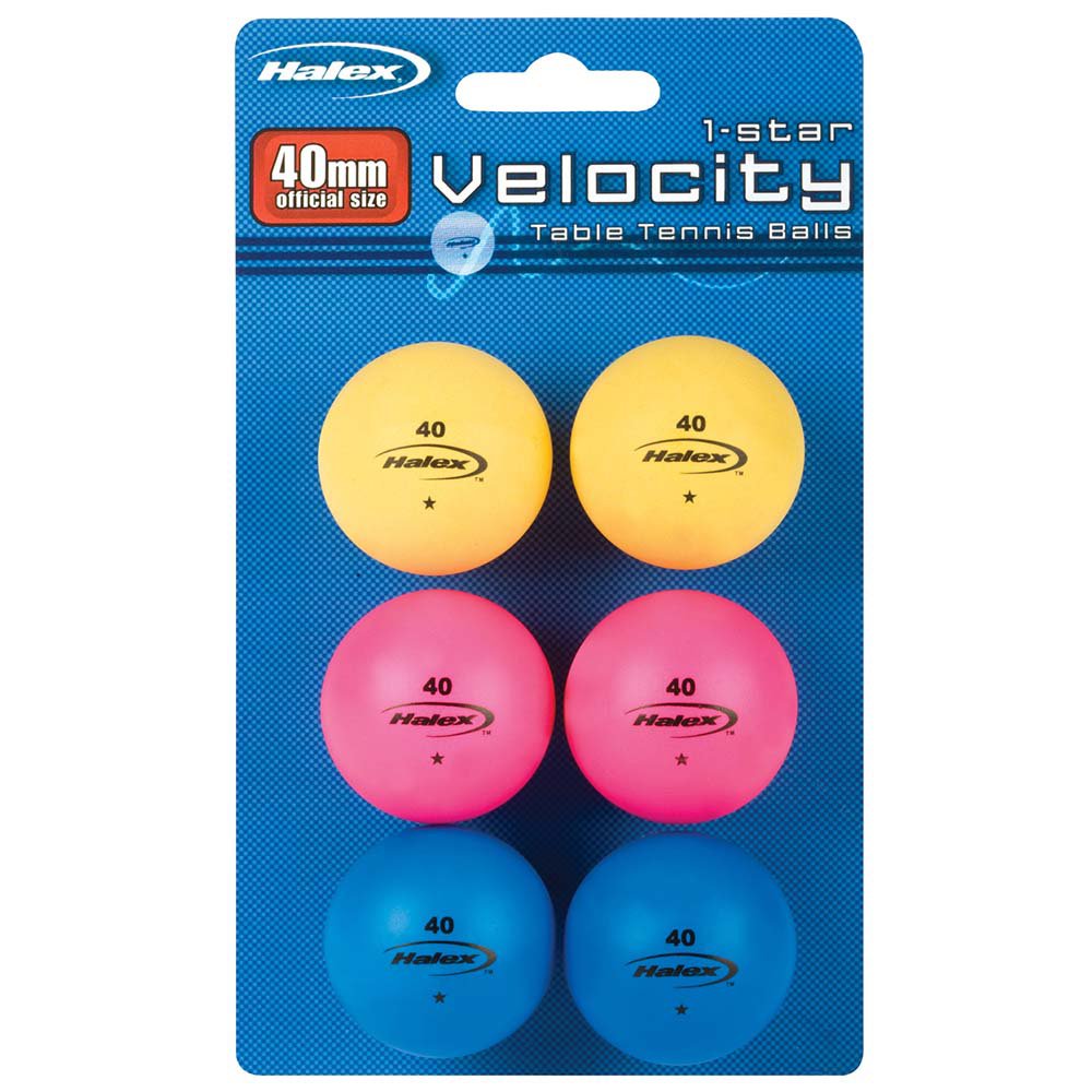 Halex Velocity Table Tennis Balls, 40 mm Shop Balls at HEB