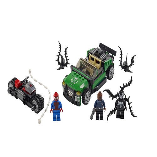 lego spider cycle chase