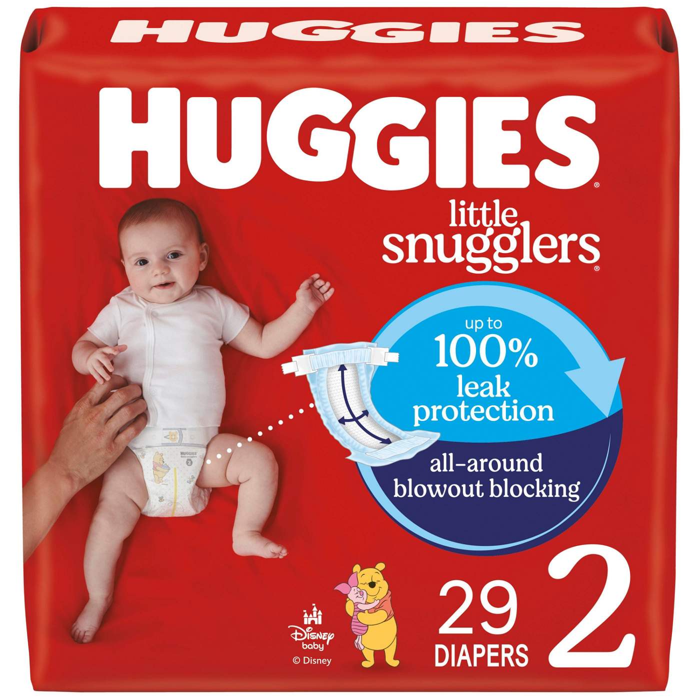 Huggies Little Snugglers Baby Diapers - Size 2 (12-18 lbs); image 1 of 8