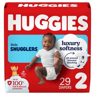 Huggies Little Snugglers Baby Diapers - Size 2 (12-18 lbs)