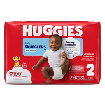 Huggies Little Snugglers Baby Diapers - Size 2 (12-18 lbs)