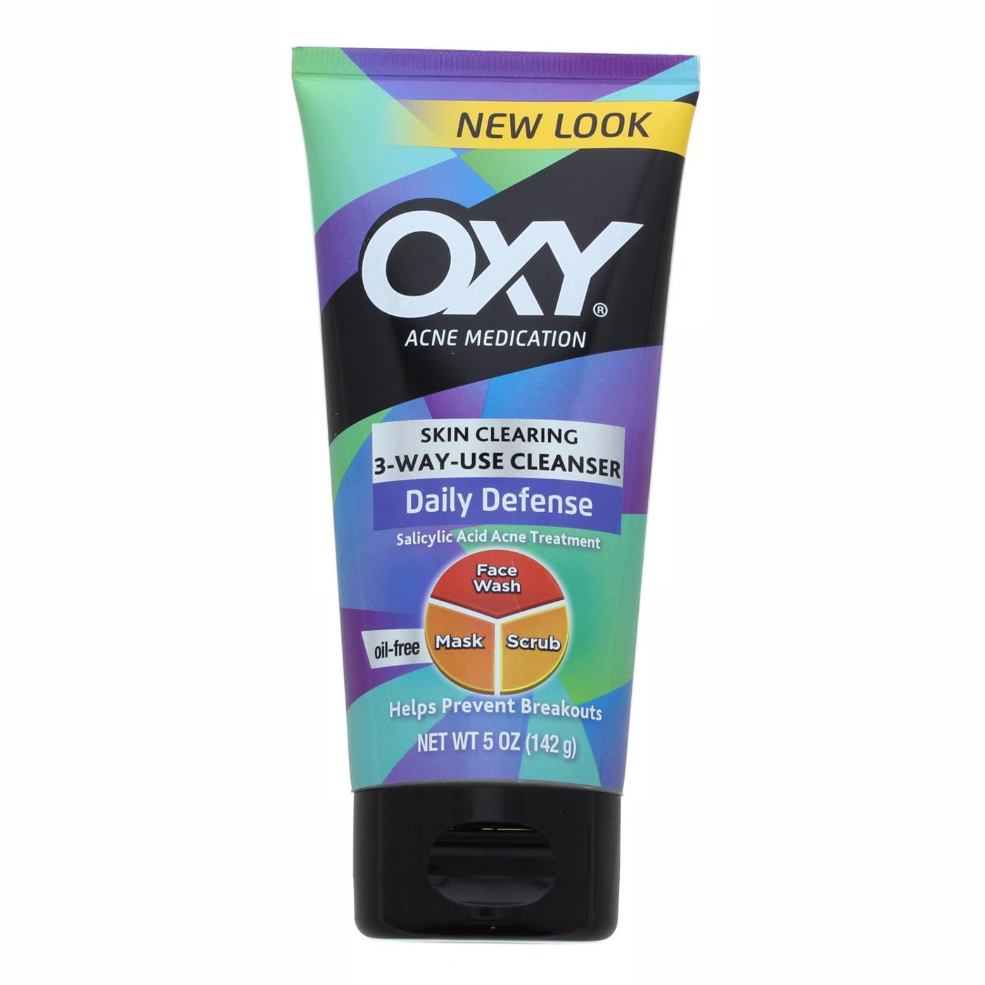 OXY Daily Defense Skin Clearing 3-Way-Use Cleanser; image 1 of 2