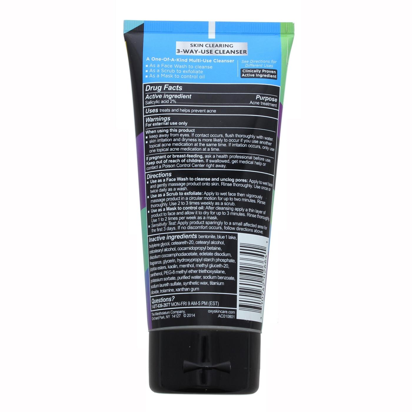 OXY Daily Defense Skin Clearing 3-Way-Use Cleanser; image 2 of 2