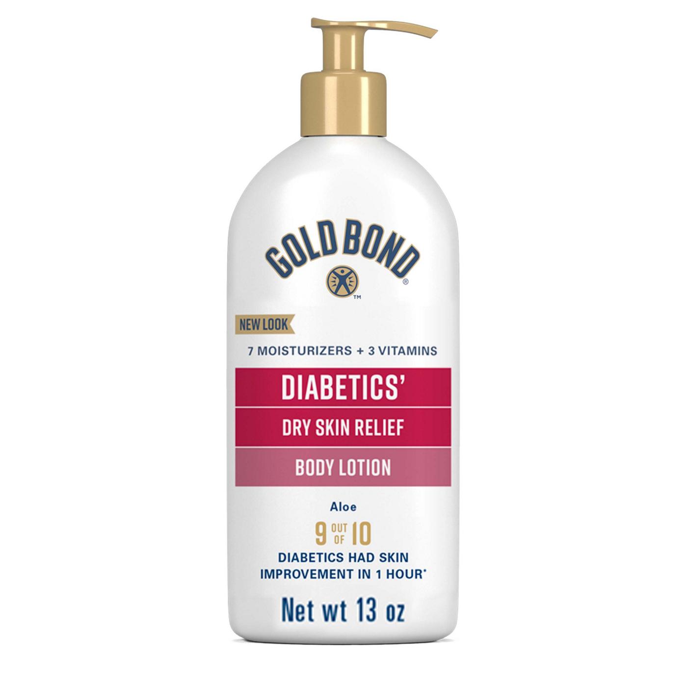 Gold Bond Diabetics' Dry Skin Relief Body Lotion, With Aloe to
