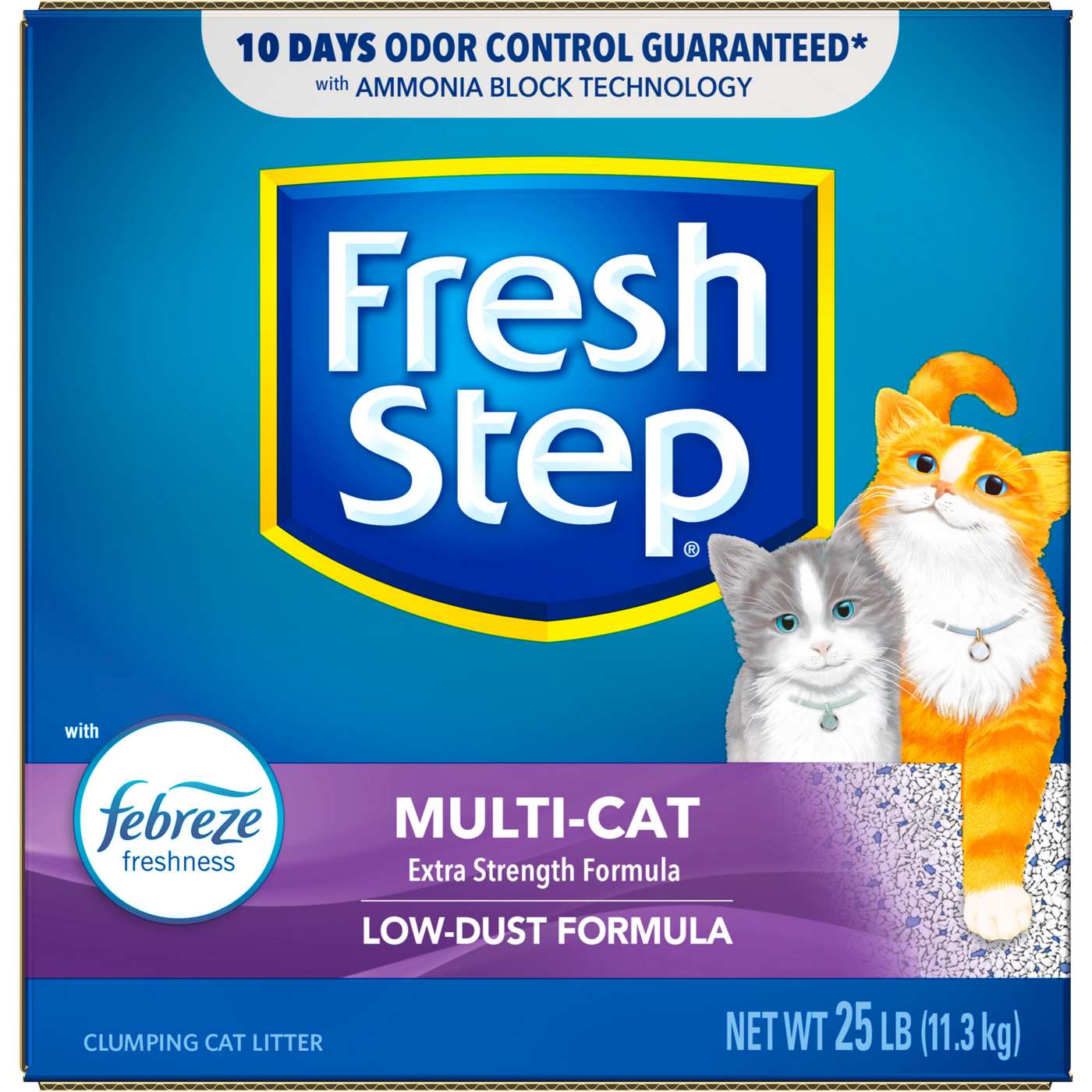 Fresh Step Multi-Cat Extra Strength Clumping Cat Litter; image 3 of 3