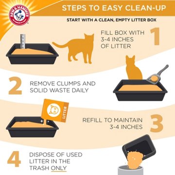 Arm & Hammer Double Duty Advanced Odor Control Clumping Litter, 40 lb