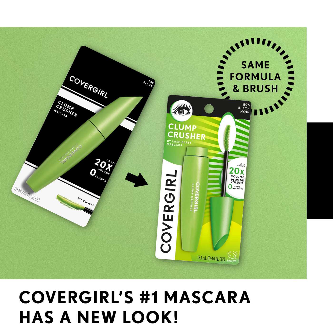 Covergirl Clump Crusher Mascara 810 Black Brown; image 6 of 6