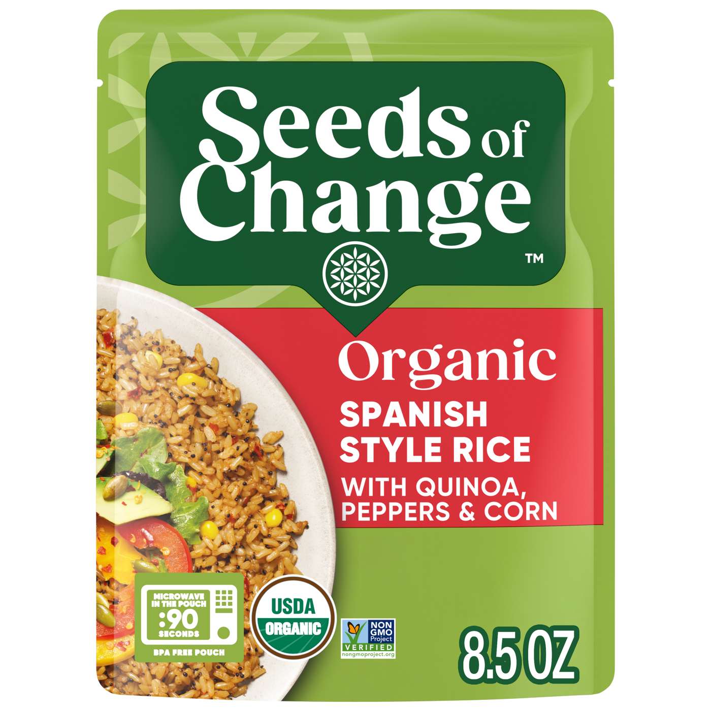 Seeds of Change Organic Spanish Style Rice With Quinoa, Peppers & Corn; image 1 of 9