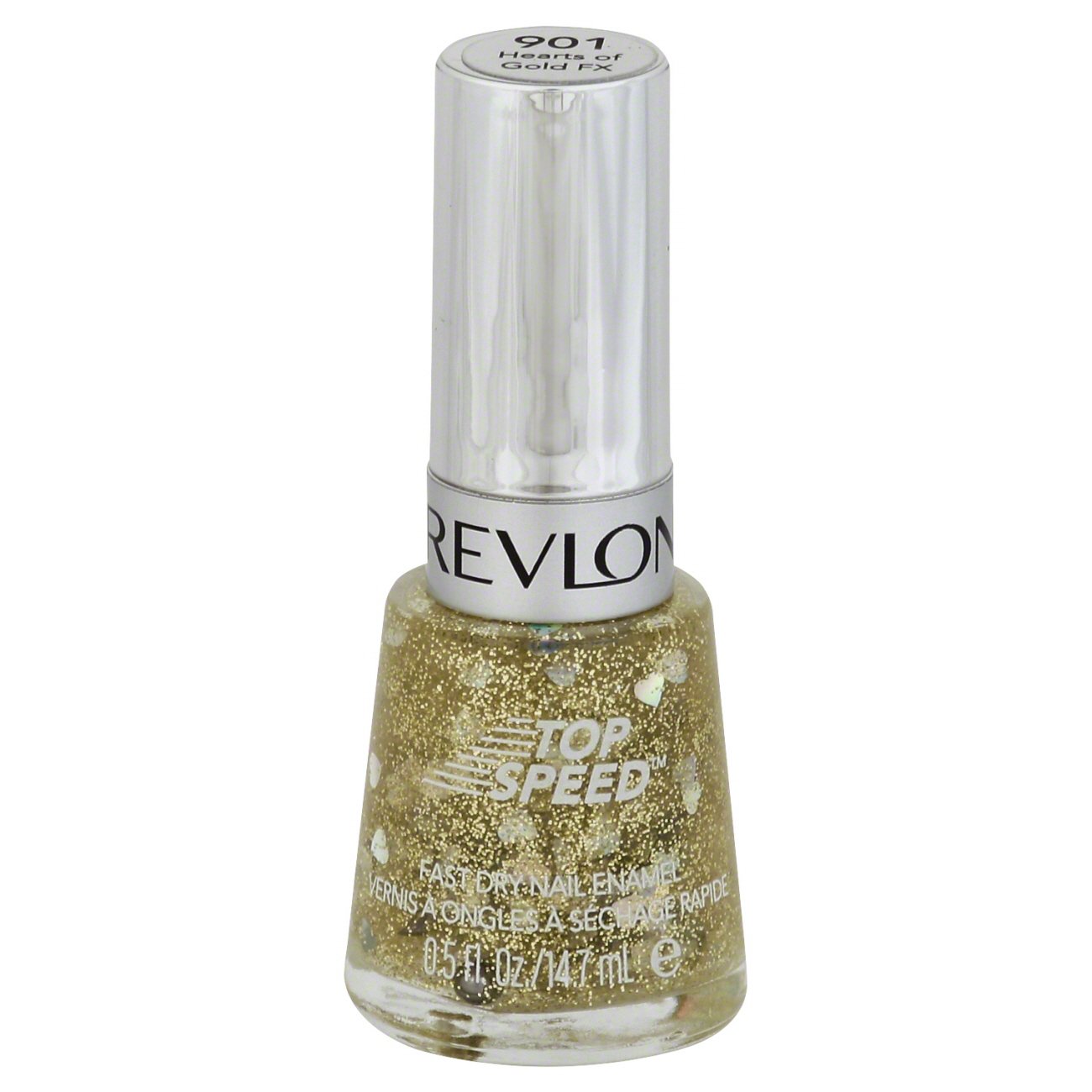 Revlon Top Speed Fast Dry Nail Enamel Hearts of Gold FX - Shop Nails at  H-E-B