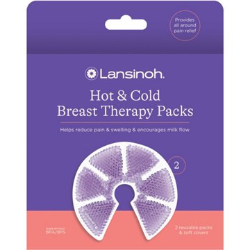 Lansinoh TheraPearl 3-in-1 Breast Therapy Packs, 2 ct