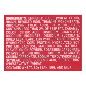 Nissin Top Ramen Beef Flavor Ramen Noodle Soup, 6 ct