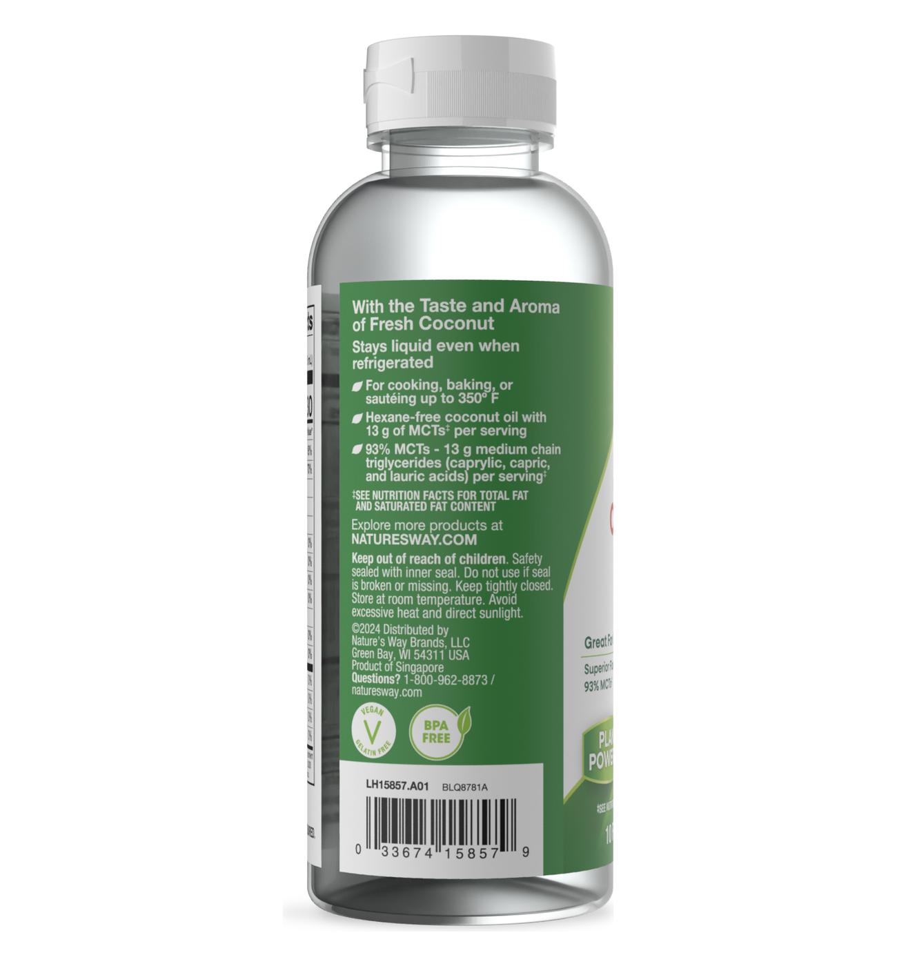 Nature's Way Liquid Coconut Oil; image 3 of 3