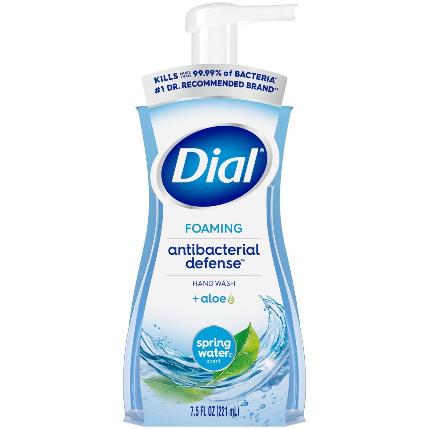 Dial Antibacterial Foaming Hand Soap - Spring Water; image 1 of 3