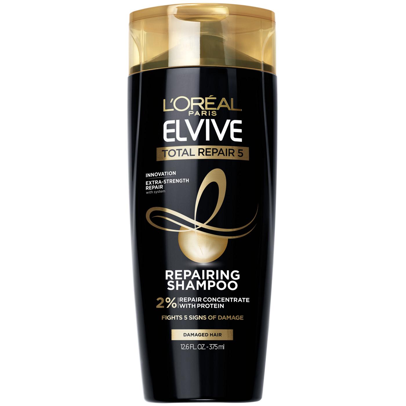 L'Oréal Paris Elvive Total Repair 5 Repairing Shampoo for Damaged Hair; image 1 of 6
