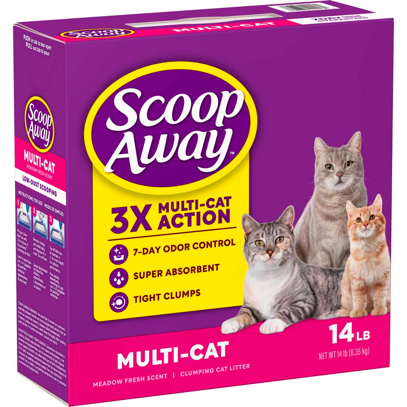 Scoop Away Multi-Cat Clumping Cat Litter - Meadow Fresh Scent; image 17 of 18