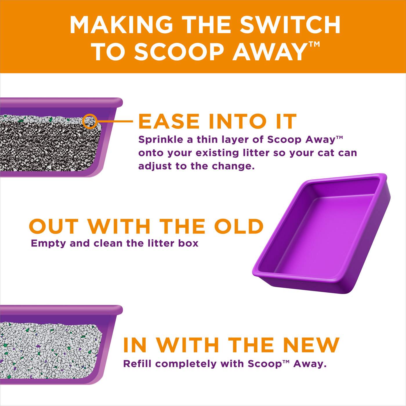 Scoop Away Multi-Cat Clumping Cat Litter, Meadow Fresh Scent; image 6 of 7