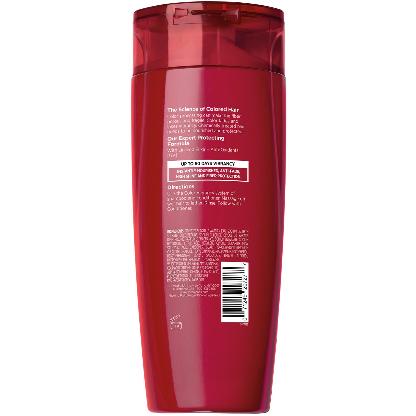 L'Oréal Paris Elvive Color Vibrancy Protecting Shampoo for Color Treated Hair; image 3 of 6