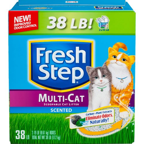Fresh Step MultiCat Scoopable Scented Cat Litter Shop Litter
