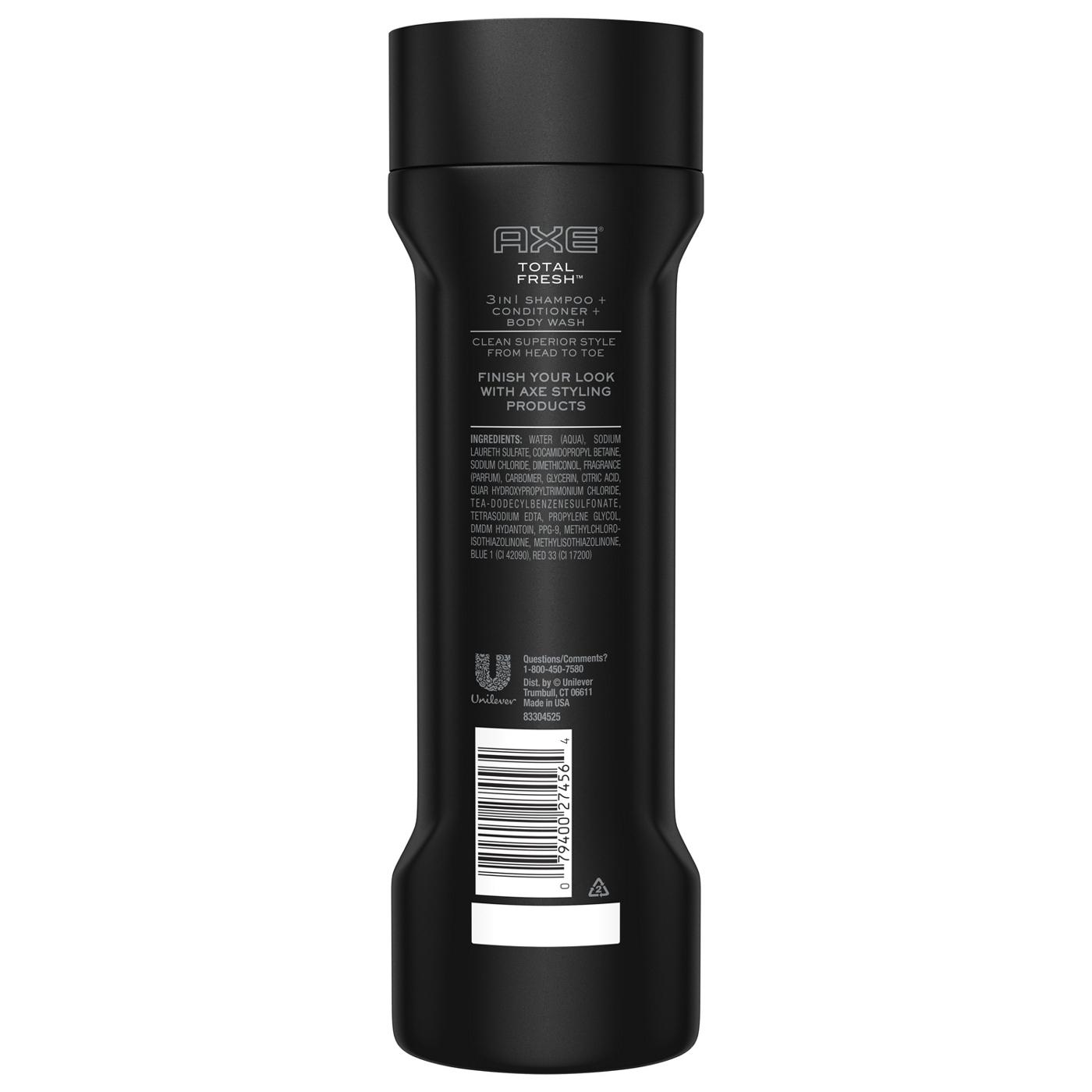 AXE Total Fresh 3 in 1 Shampoo Conditioner & Body Wash; image 2 of 4