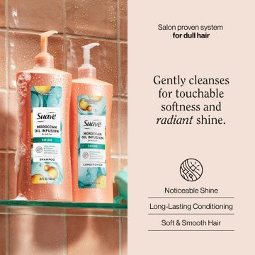 Suave Moroccan Oil Infusion Shine Shampoo