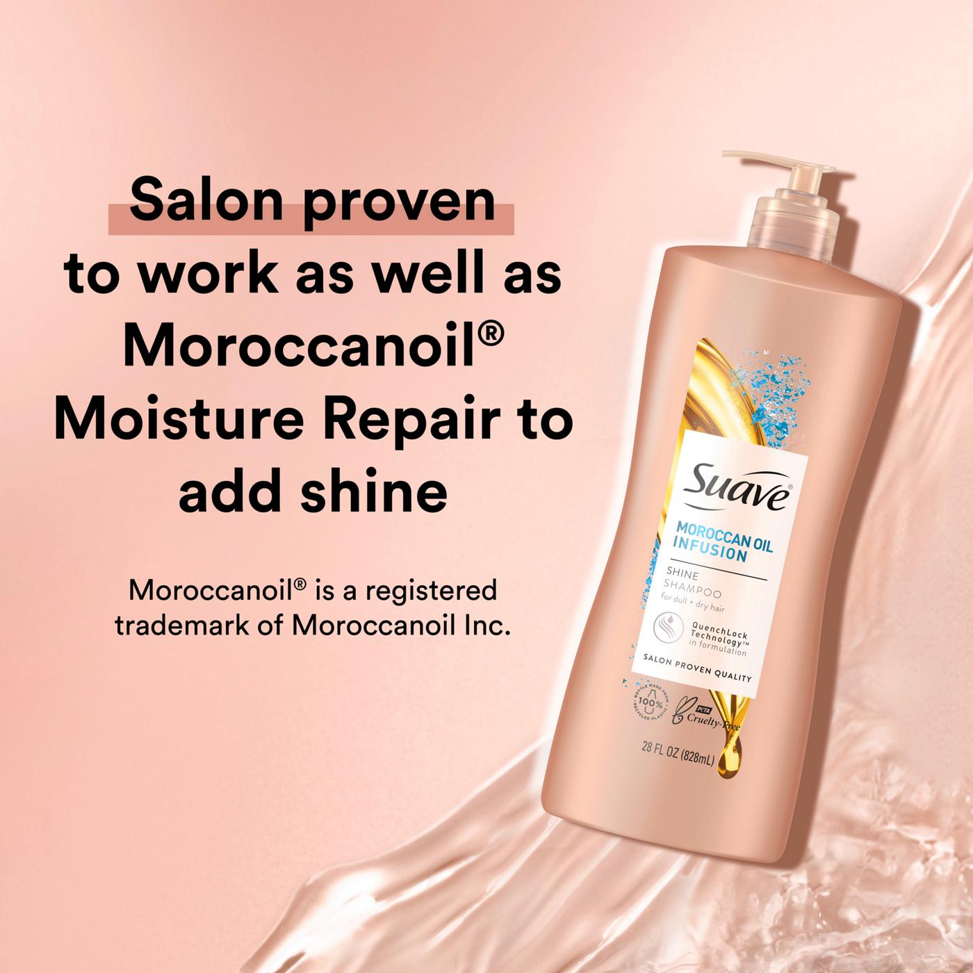 Suave Professionals Moroccan Oil Infusion Shine Shampoo; image 6 of 6