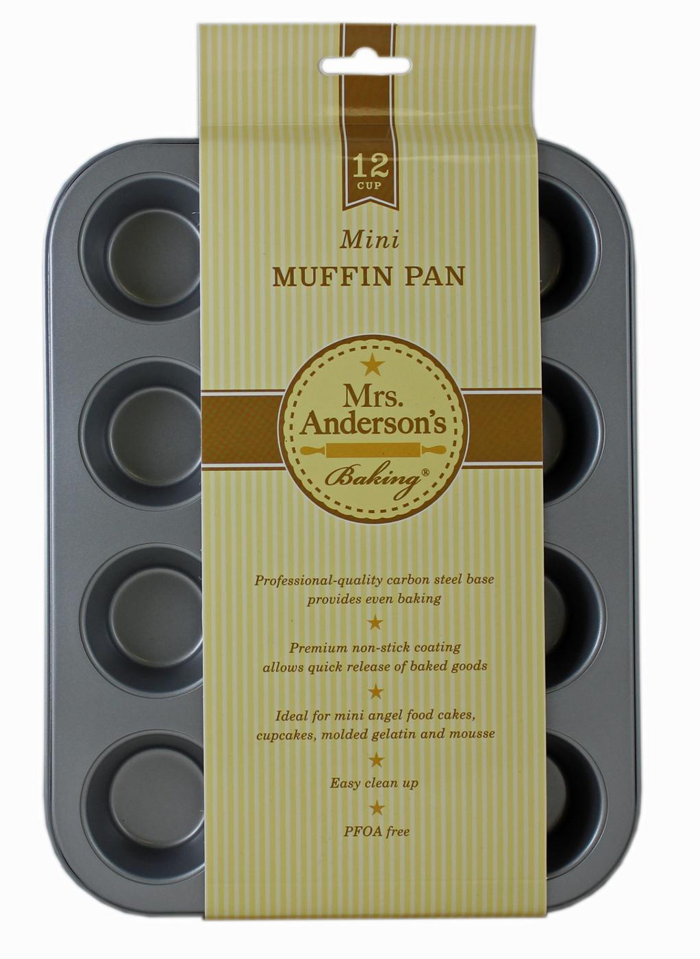 Mrs. Anderson's Baking Non Stick Muffin Pan, 12 Cup