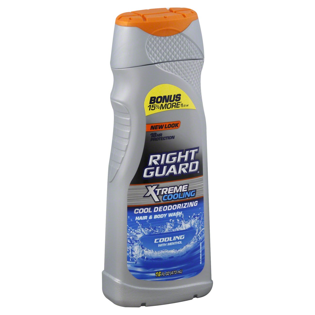 Right Guard Xtreme Cooling Menthol Hair And Body Wash Shop Bath