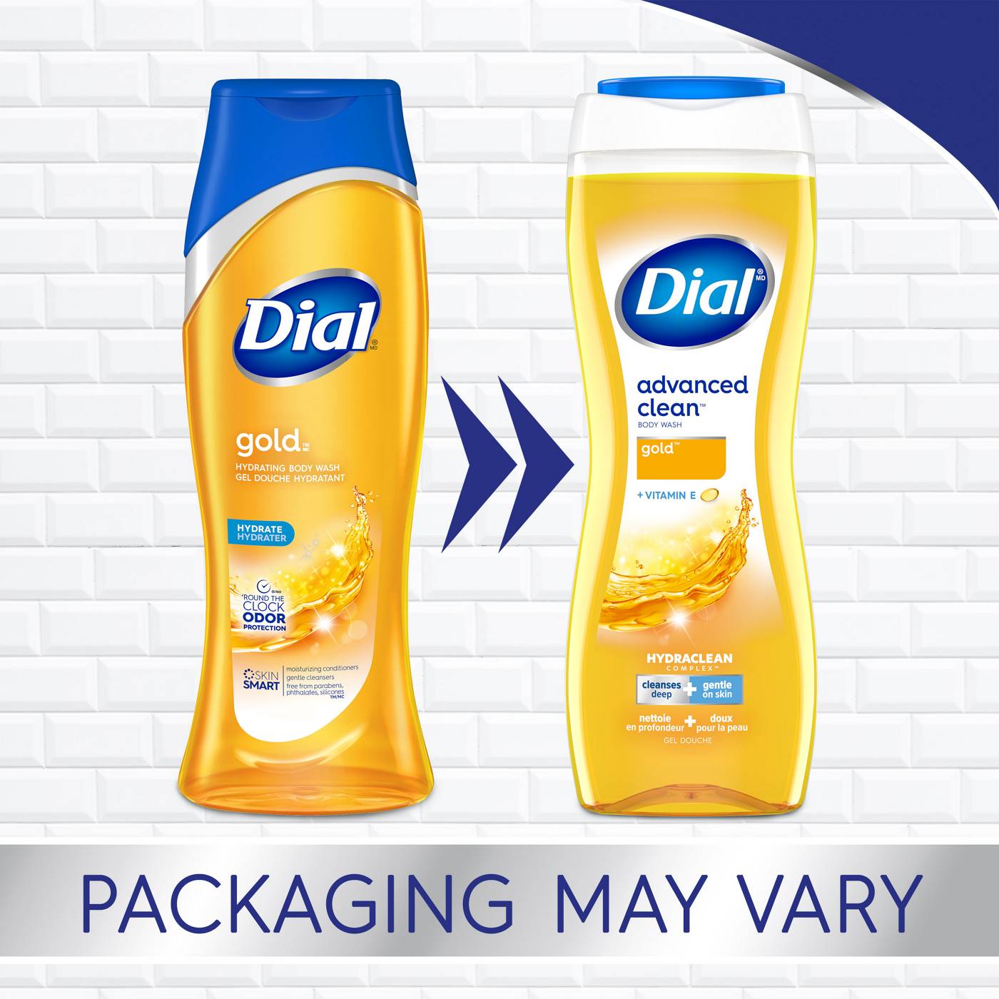 Dial Advanced Clean Body Wash with Vitamin E - Gold; image 3 of 8