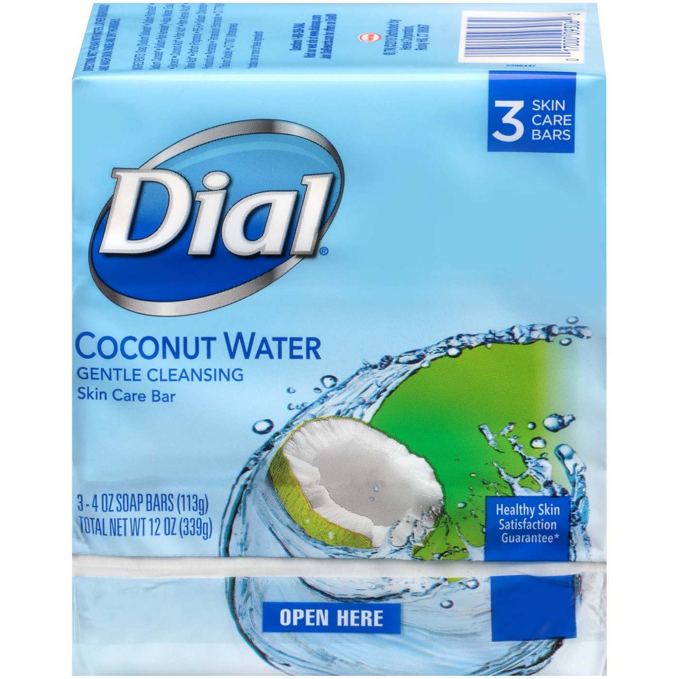 Dial Skin Care Bar Soap, Coconut Water; image 1 of 6