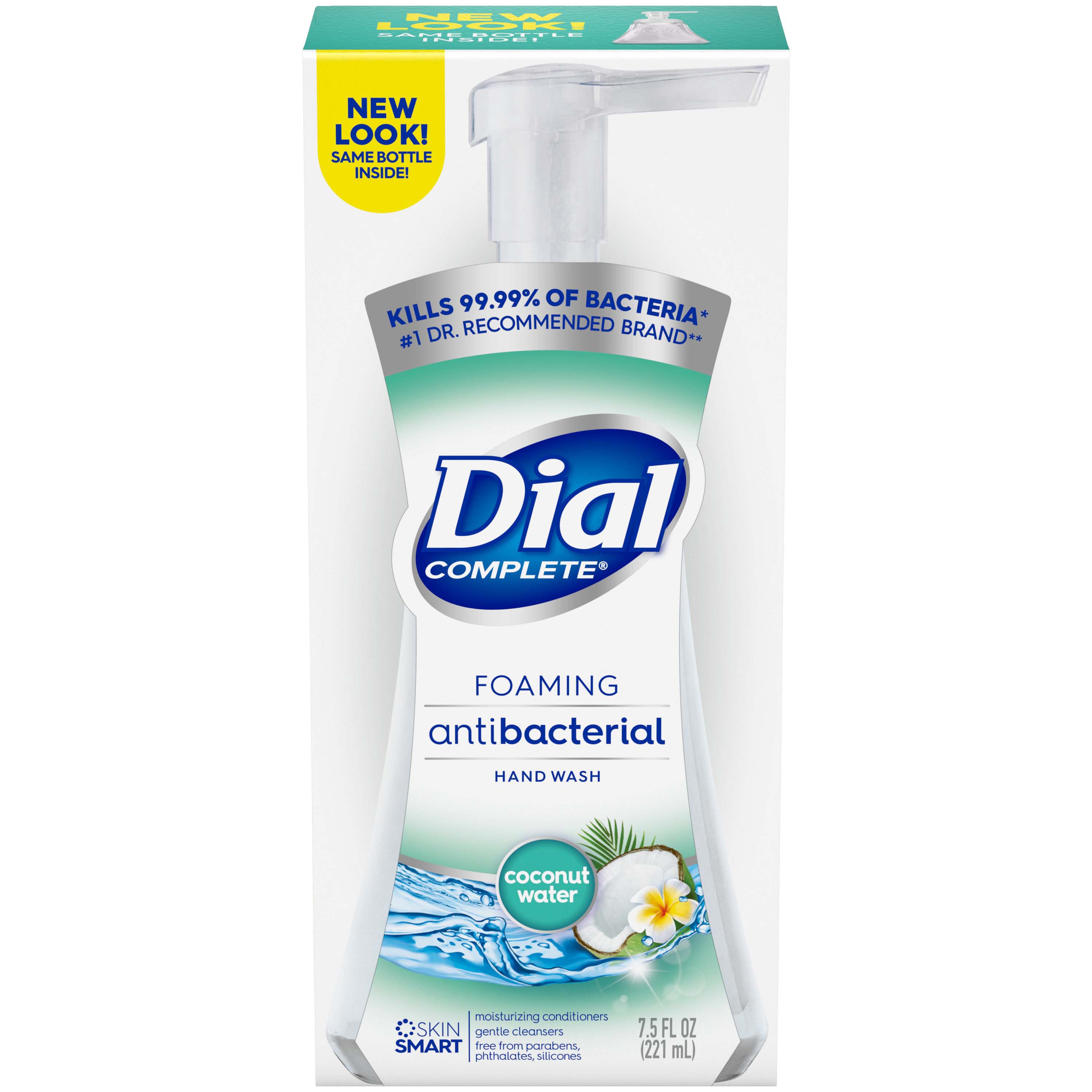 Dial foaming hand online soap refill coconut water