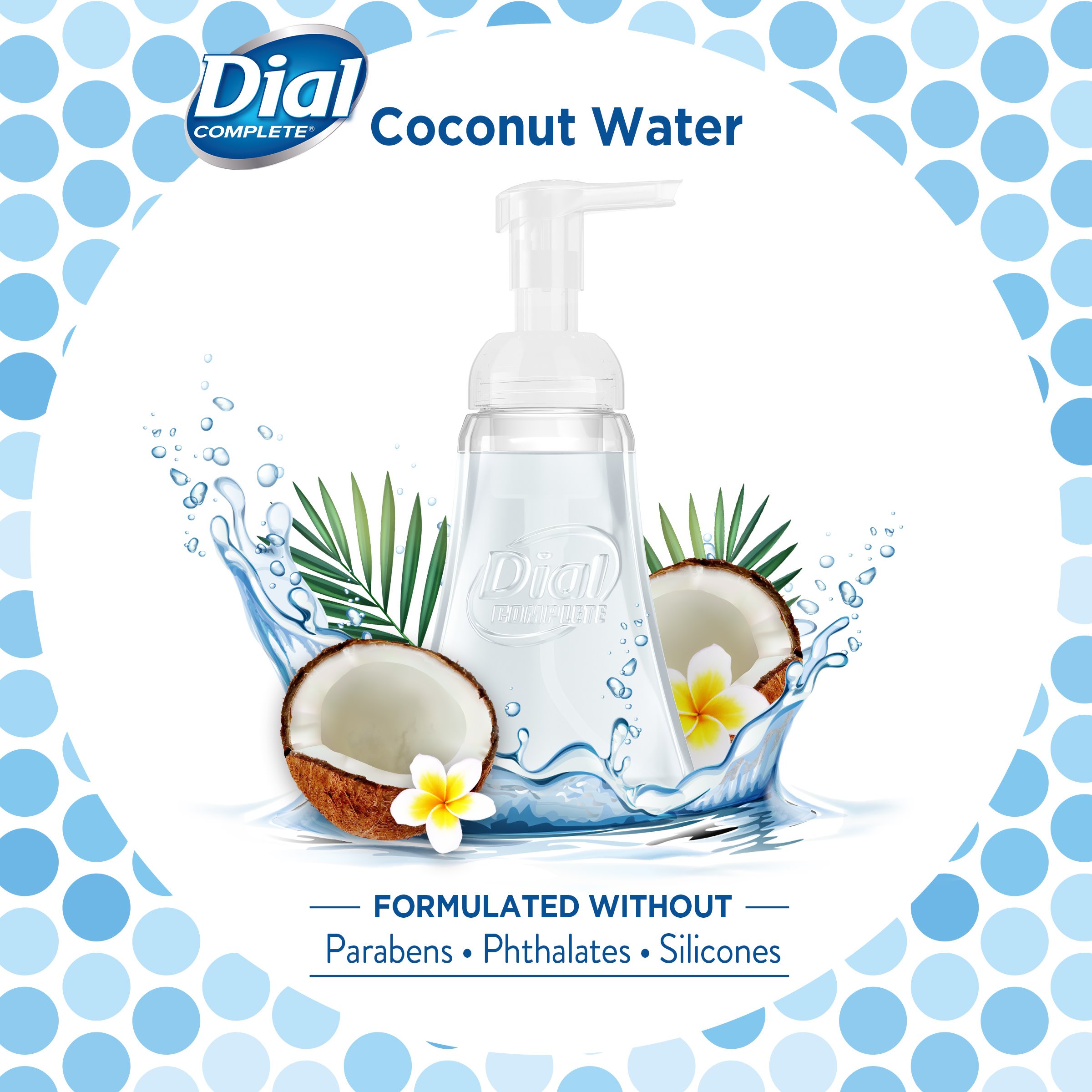 Dial Complete Antibacterial Foaming Hand Wash Coconut Water