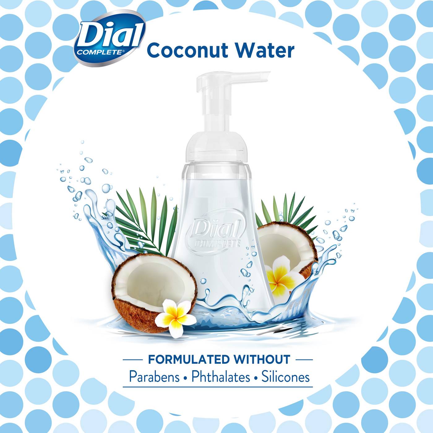 Dial Complete Antibacterial Foaming Hand Wash, Coconut Water; image 4 of 6